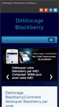 Mobile Screenshot of deblocageblackberry.com